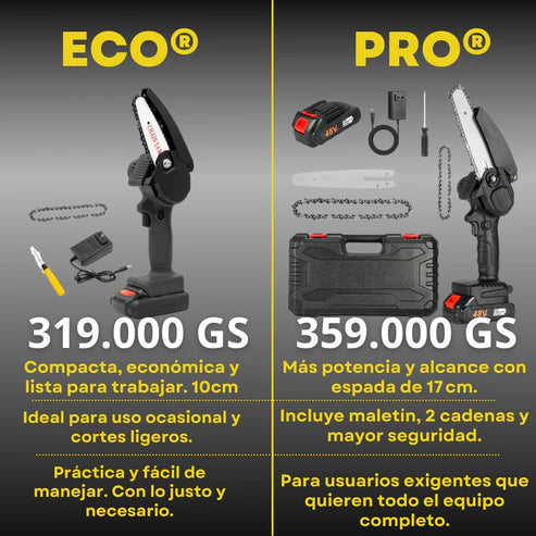 ELEGI EL MODELO ECO® 10 CM PRO® 17 CM (MALETIN + 2 CADENAS)